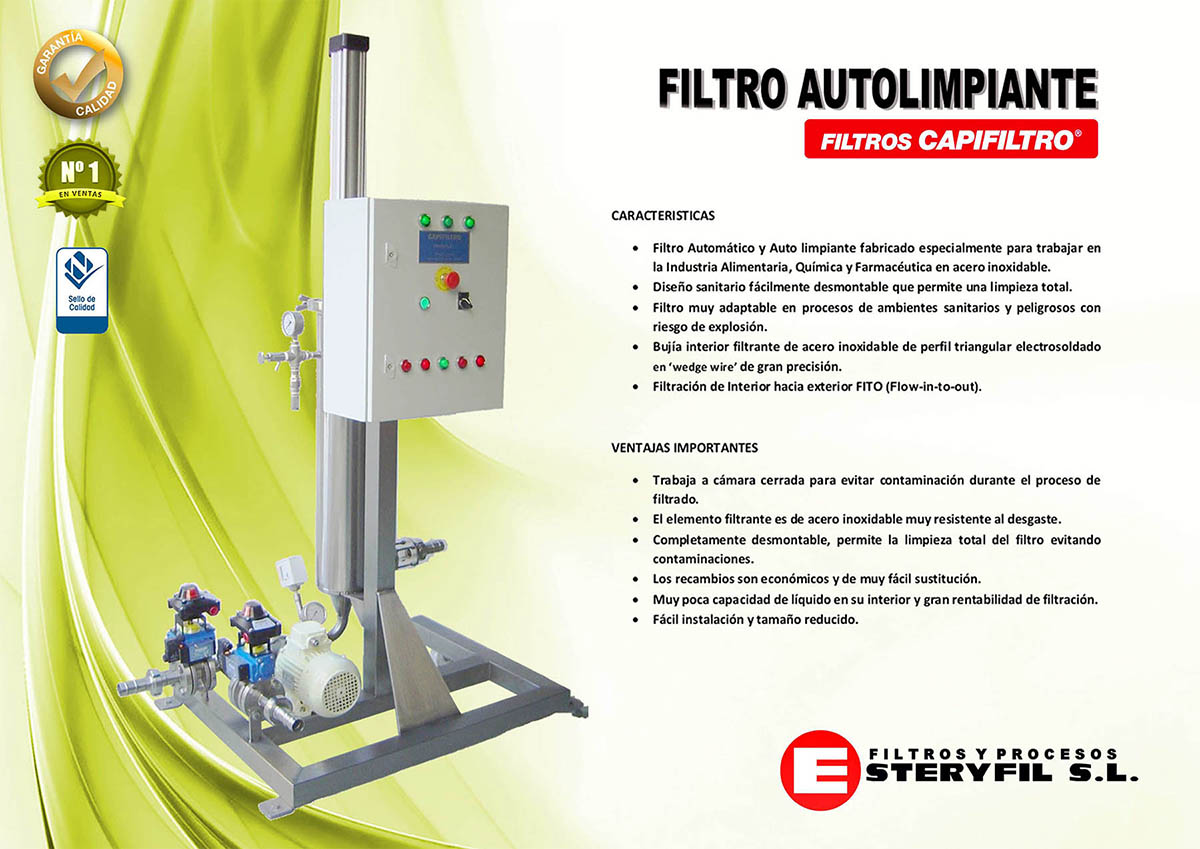 Esteryfil - Maquinaria para filtración de líquidos para Sector Químico